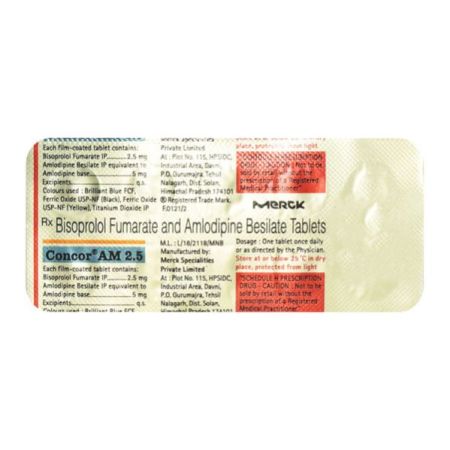 Concor AM 2.5mg Tablet 10'S