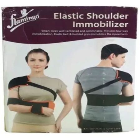 Flamingo Elastic Shoulder Immobilizer (OC - 2038) (M) - Black