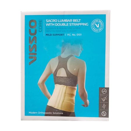 Vissco Core Sacro Lumbar Belt with Double Strapping Mild Support (0101)