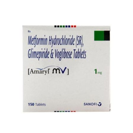 Amaryl MV 1mg Tablet 15'S