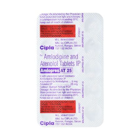 Amlopres AT 25mg Tablet 15'S