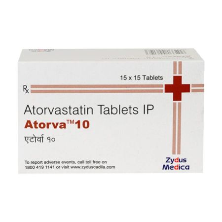 Atorva 10Mg Tablet 15's