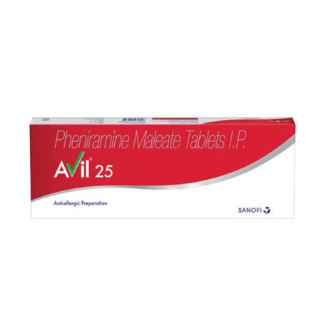 Avil 25mg Tablet 15'S