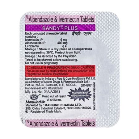 Bandy Plus 6mg Tablet 1's