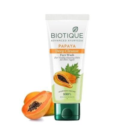 Biotique Papaya Deep Cleanse Face Wash - 100ml