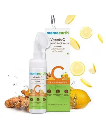 mamaearth Vitamin C Foaming Face Wash with Turmeric - 150 ml