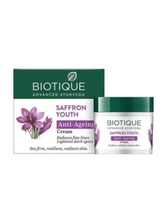 Biotique Saffron Youth Anti-Ageing Cream - 50 gm