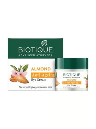 Biotique Almond Anti-Ageing Eye Cream - 15gm