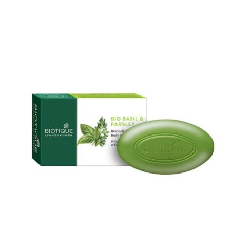 Biotique Basil & Parsley Revitalizing Bathing Bar 150 gm