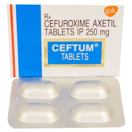 Ceftum 250mg Tablet 4'S