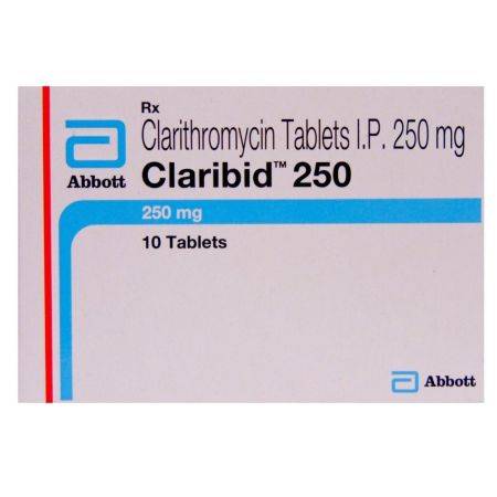 Claribid 250mg Tablet 10'S