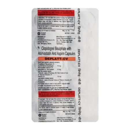 Deplatt CV 10mg Capsule 10'S