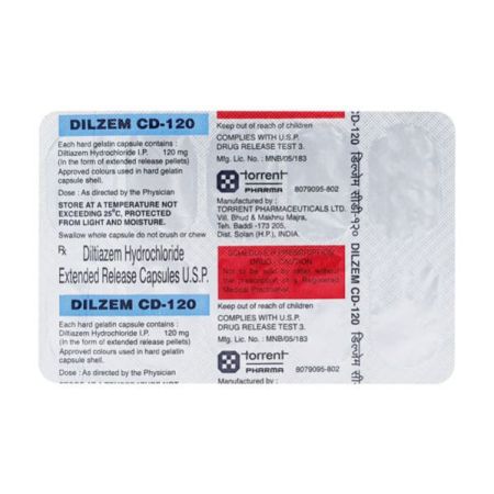 Dilzem CD 120mg Capsule 10'S