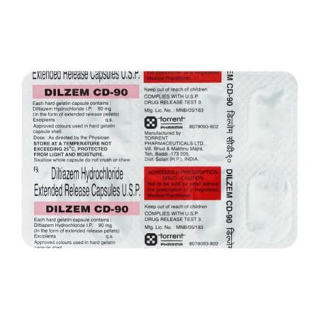 Dilzem CD 90mg Capsule 10'S