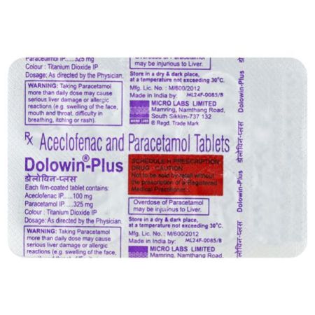 Dolowin Plus Tablet 10'S