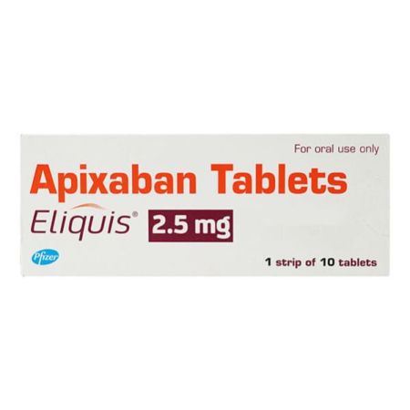 Eliquis 2.5mg Tablet 10'S