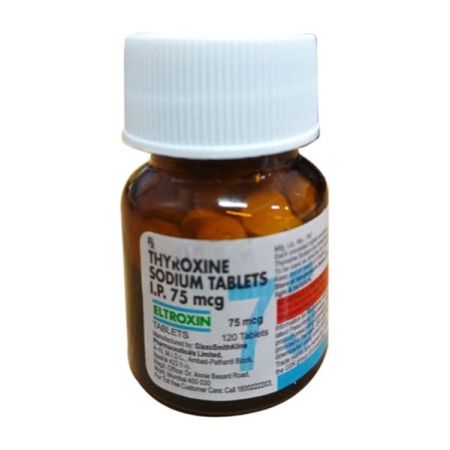 ELTROXIN 75mcg Tablet 120's