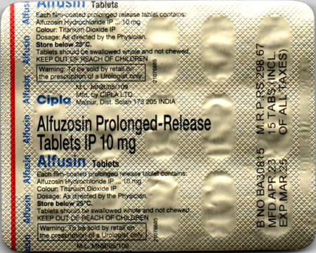 Alfusin 10mg Tablet 15'S