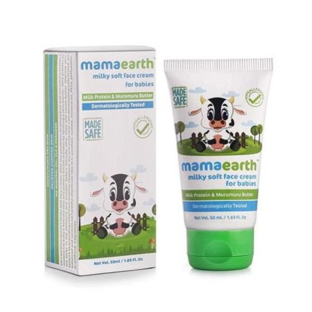 Mamaearth Milky Soft Face Cream for Babies 60gm