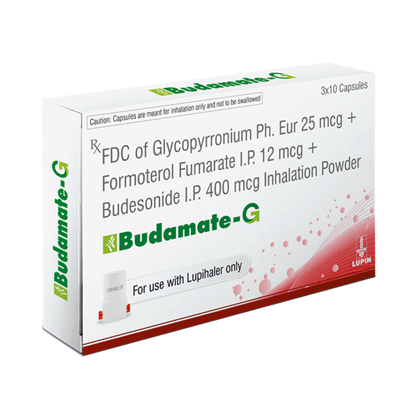 BUDAMATE G Inhalation Capsule 3x10's