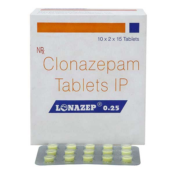 Lonazep 0.25mg Tablet 15'S