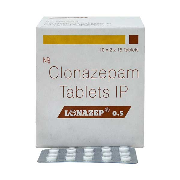 Lonazep 0.5mg Tablet 15'S