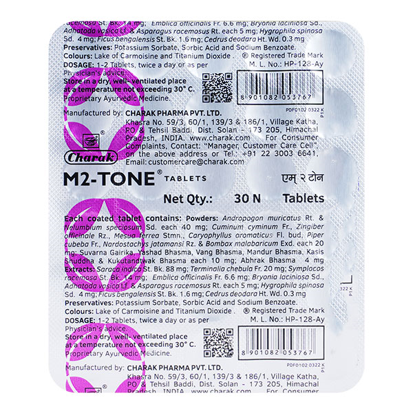 M2 Tone Tablet 30'S