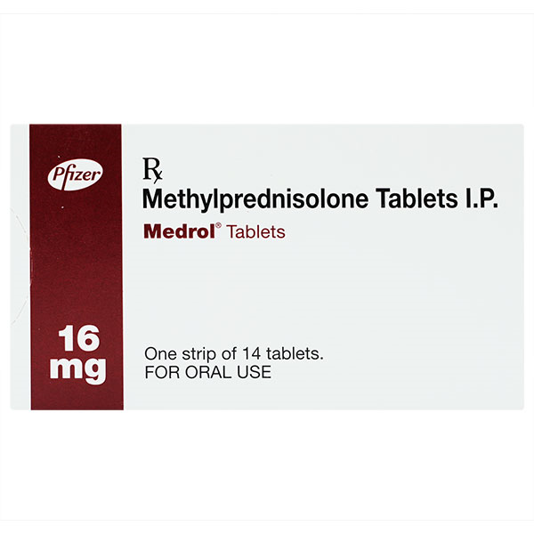 Medrol 16mg Tablet 14'S