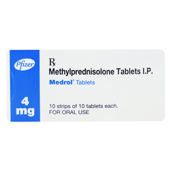 Medrol 4mg Tablet 10'S