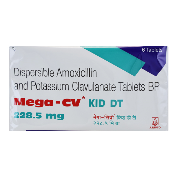 Mega CV Kid DT 228.5mg Tablet 6'S