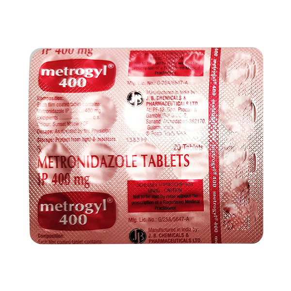 METROGYL 400 Tablet 20's