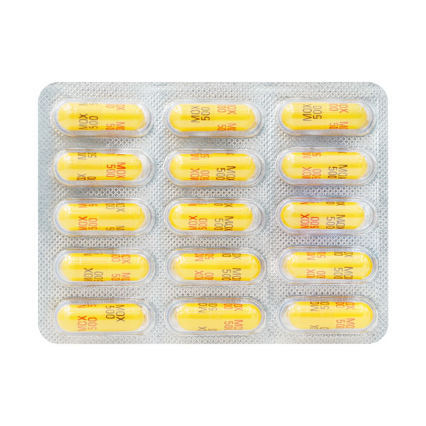 MOX 500mg Capsule 15'S