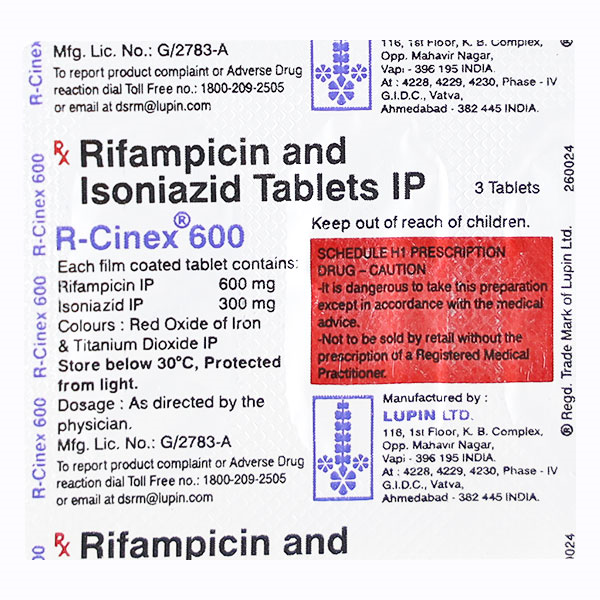 R CINEX 600MG TABLET 3'S