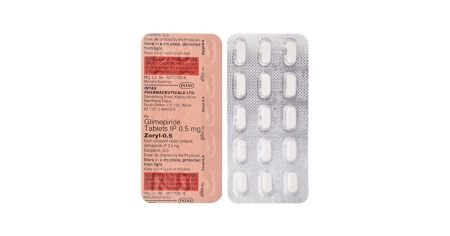 Zoryl 0.5mg Tablet 15'S