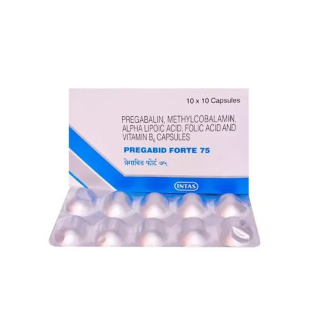 Pregabid Forte 75mg Capsule 10'S