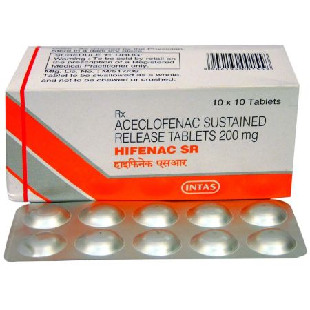 Hifenac SR 200mg Tablet 10'S