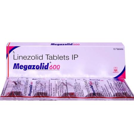 Megazolid 600mg Tablet 10'S