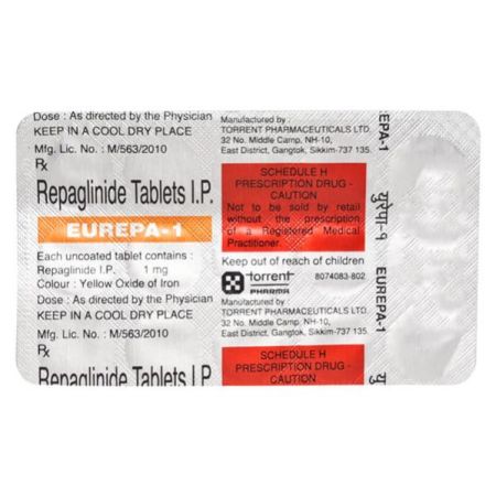 EUREPA 1mg Tablet 15's