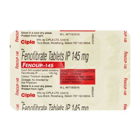 Fenolip 145mg Tablet 10'S