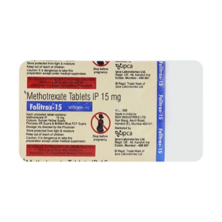 Folitrax 15mg Tablet 10'S