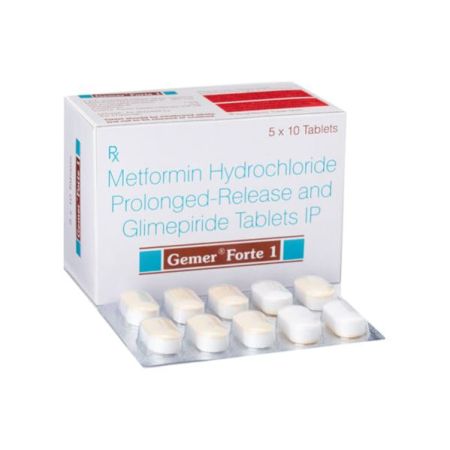 Gemer Forte 1mg Tablet 10'S