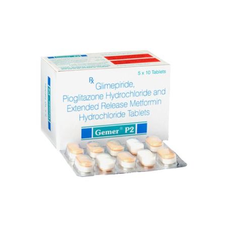 Gemer P 2mg Tablet 10'S