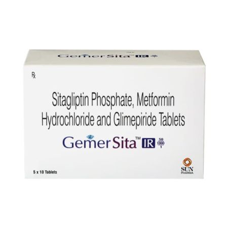 GEMER SITA IR 50/1000/1 Tablet 10's