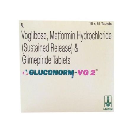 Gluconorm VG 2mg Tablet 15'S