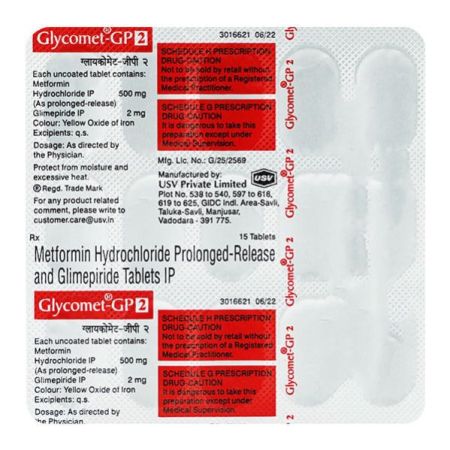 Glycomet-GP 2 Tablet 15's