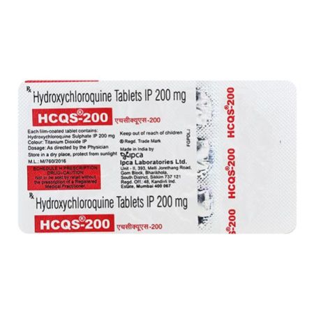 Hcqs 200mg Tablet 15'S