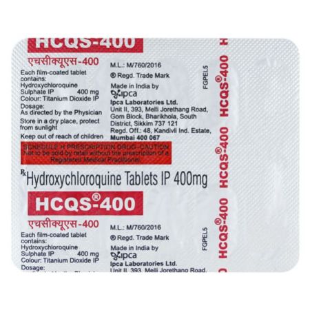 Hcqs 400mg Tablet 10'S