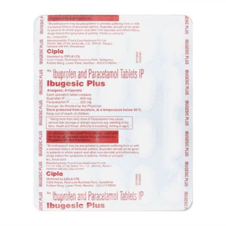 Ibugesic Plus Tablet 20'S