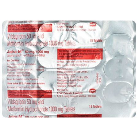 Jalra M 50/1000Mg Tablet 15's