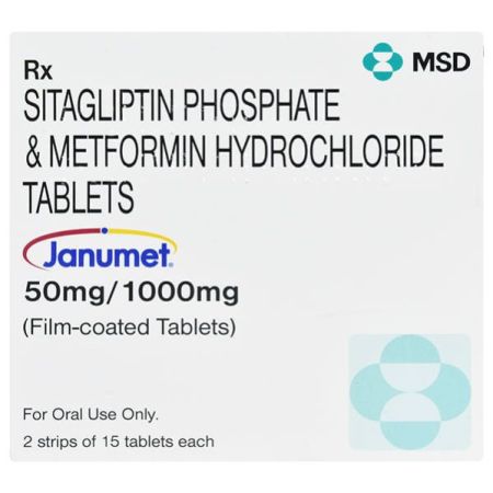 Janumet 50/1000mg Tablet 15'S